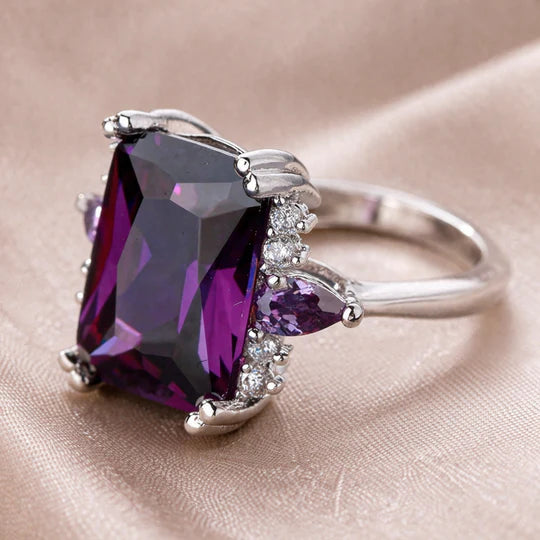 Anillo Francisca con amatista