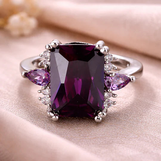 Anillo Francisca con amatista