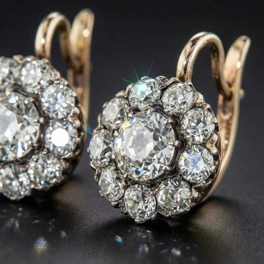 Vintage gold earrings