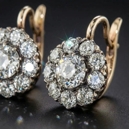 Vintage gold earrings