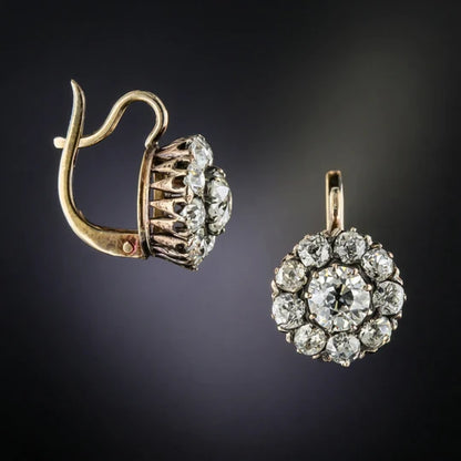 Vintage gold earrings