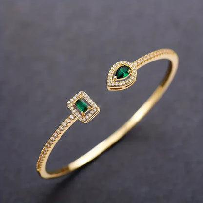 Pulsera Claudia de esmeraldas