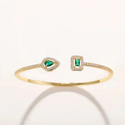 Pulsera Claudia de esmeraldas