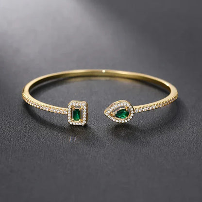 Pulsera Claudia de esmeraldas