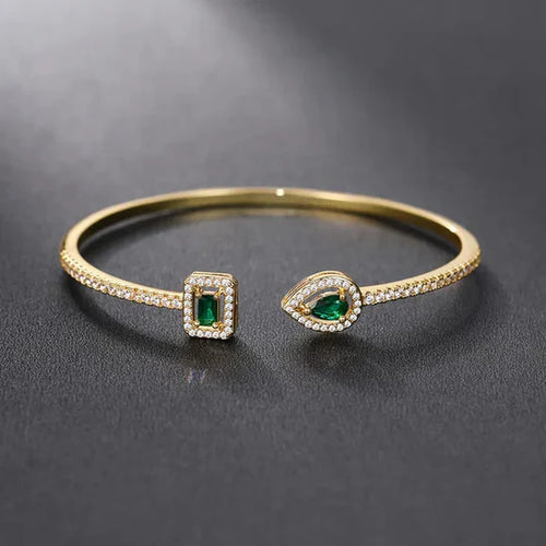 Pulsera Claudia de esmeraldas