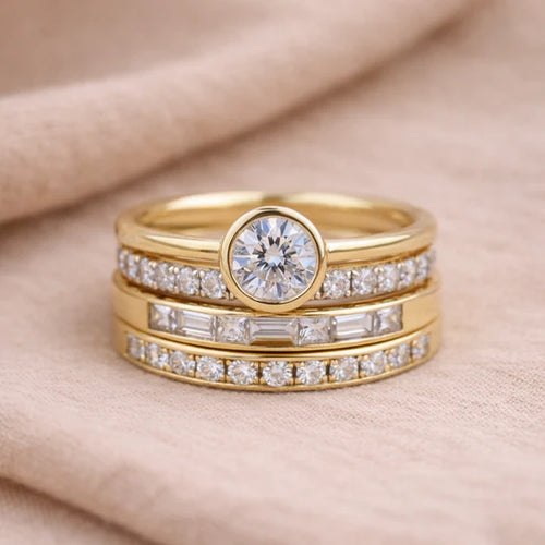 Conjunto de anillos retro