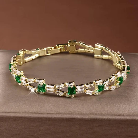Gold link bracelet
