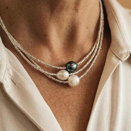 Collar de margaritas naturales
