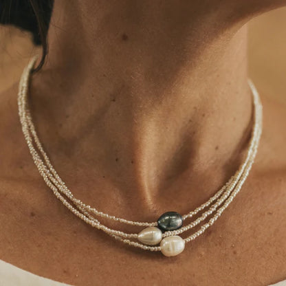 Collar de margaritas naturales