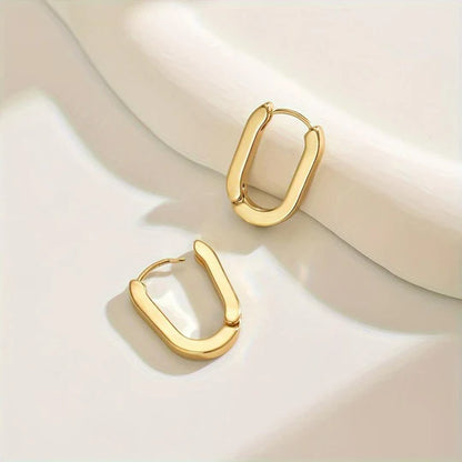 Elegantes pendientes geométricos