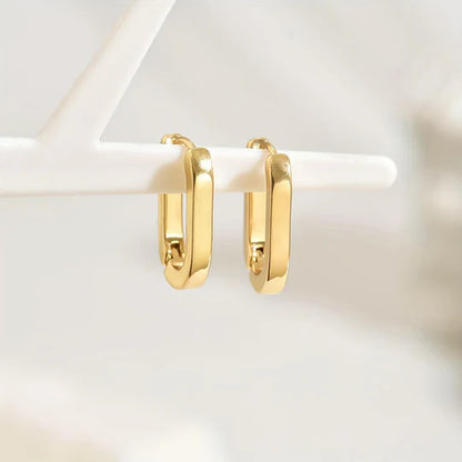 Elegantes pendientes geométricos