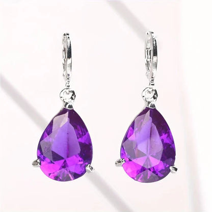 Pendientes de amatista Tania