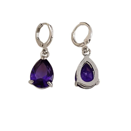 Pendientes de amatista Tania