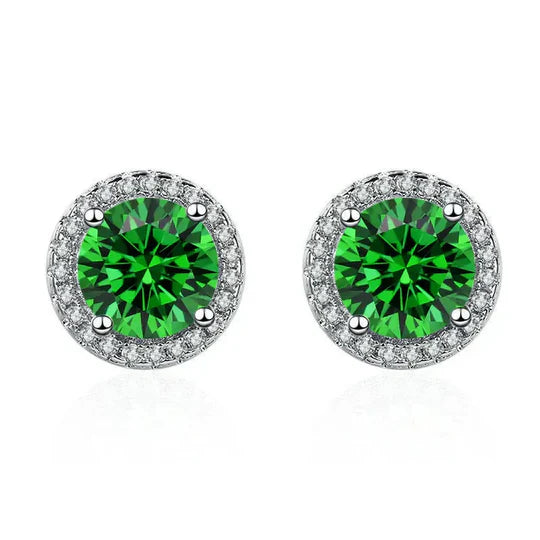 Emerald and Diamond earrings