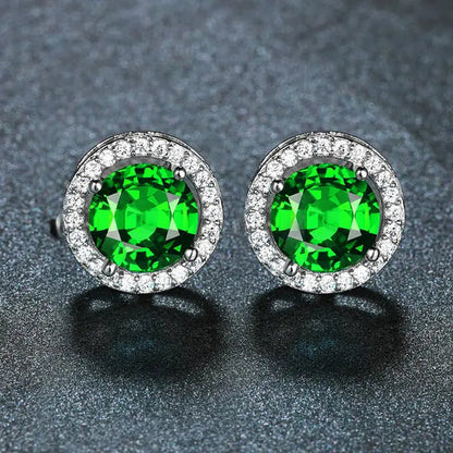 Emerald and Diamond earrings